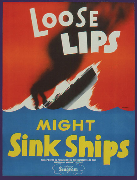 Poster: Loose Lips might Sink Ships