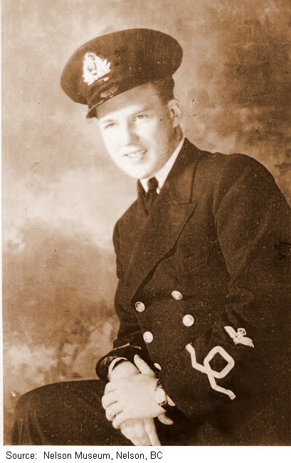 Lieutenant Robert Hampton Gray, taken when he received his pilot wings in September 1941. Photo: Nelson Museum, Nelson, BC