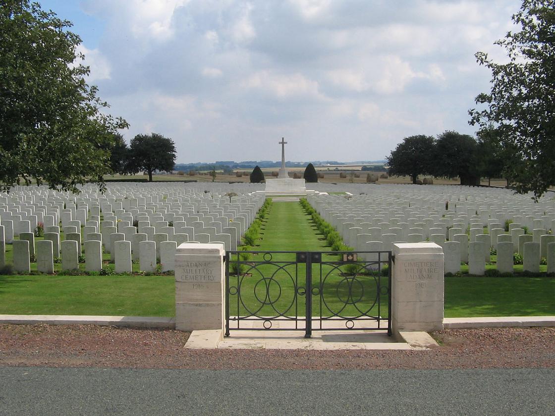 Adanac Military Cemetery, France