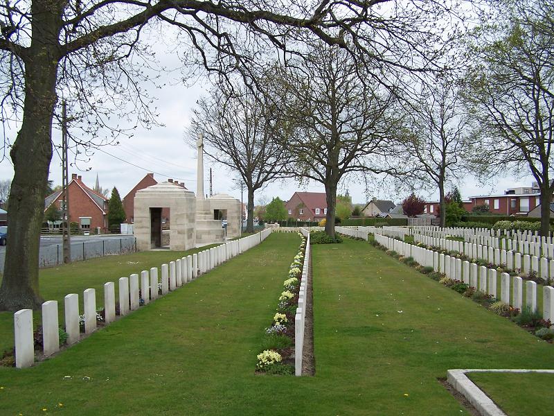 Nouveau cimetière militaire de Poperinghe, Belgique