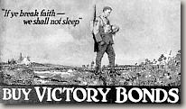 If ye break faith - we shall not sleep - Buy Victory Bonds war poster