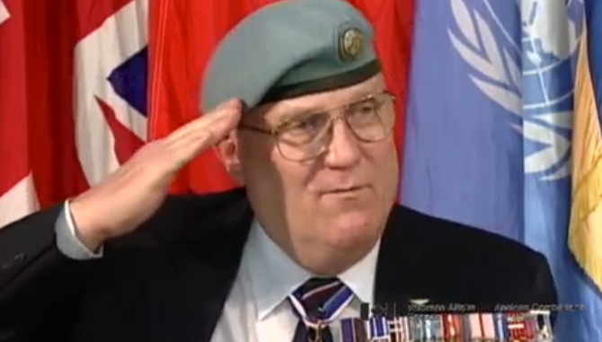 Development of Unified Canadian Forces Salute  