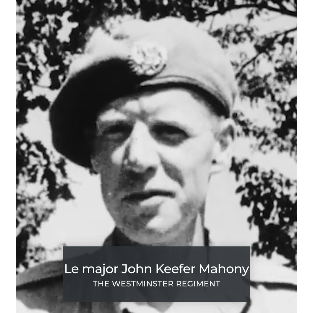 Le major John Keefer Mahony -The Westminster Regimen