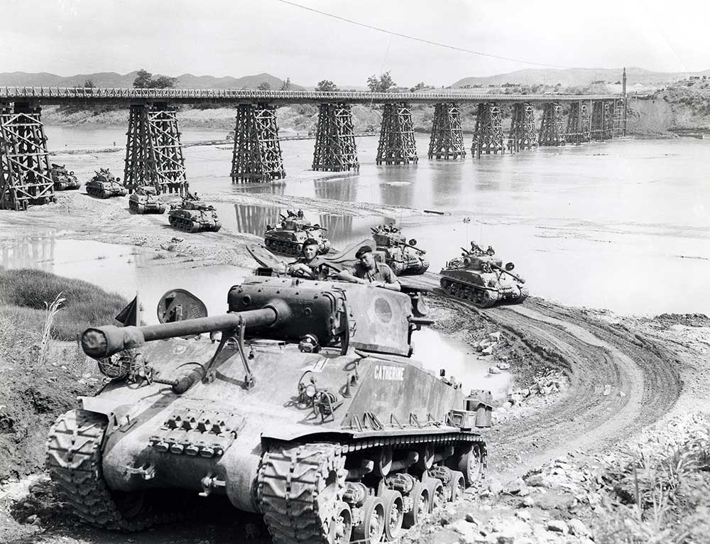 Teal Bridge across Imjin River