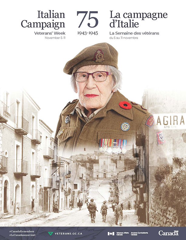 Special commemorative poster features Lieutenant Maxine Llewelyn Bredt