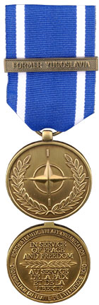 Médaille de l’Organisation du Traité de l'Atlantique Nord pour l'ex-Yougoslavie