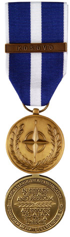 Médaille de l'Organisation du Traité de l'Atlantique Nord pour le Kosovo