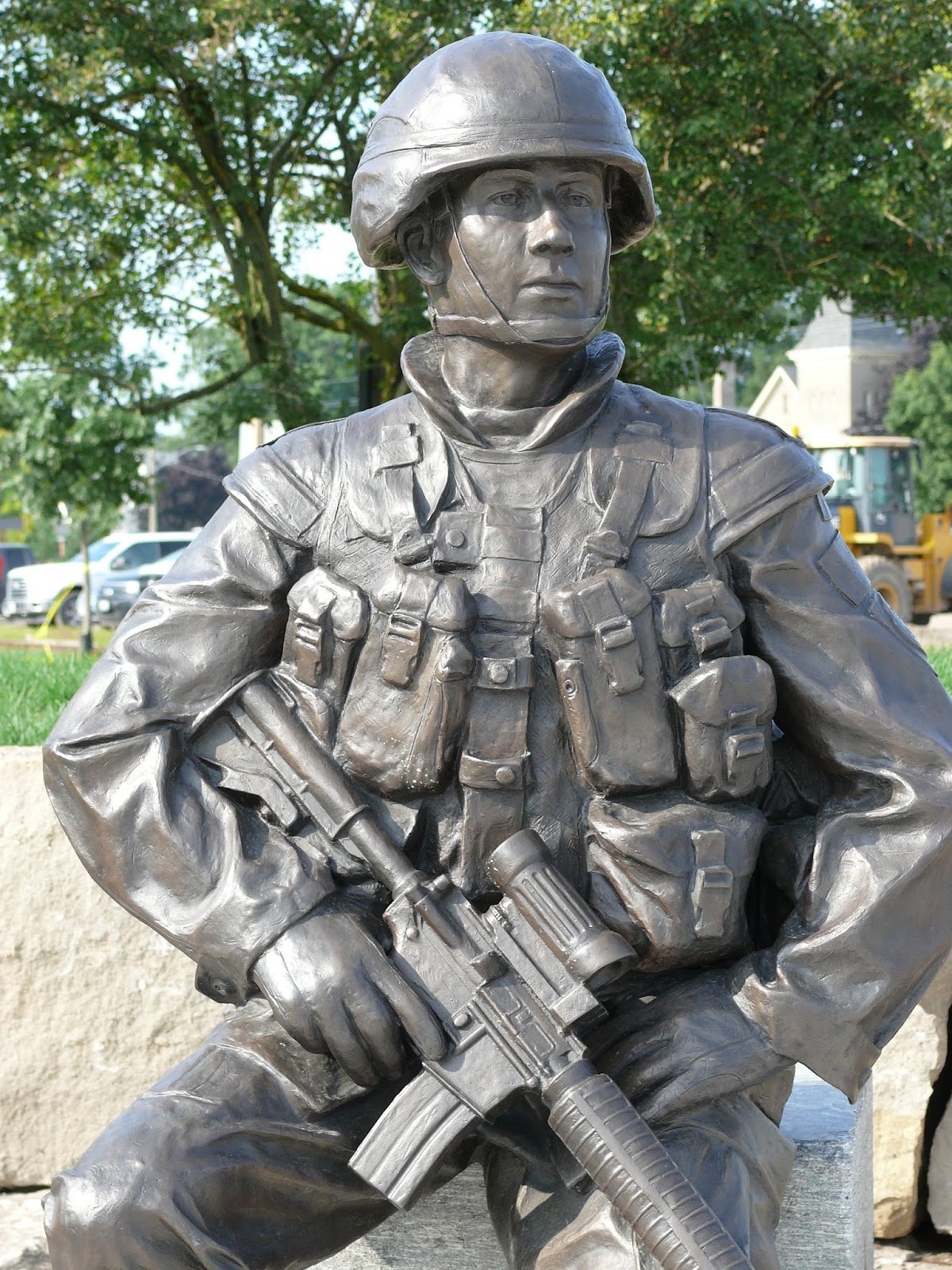 sculpture de soldat