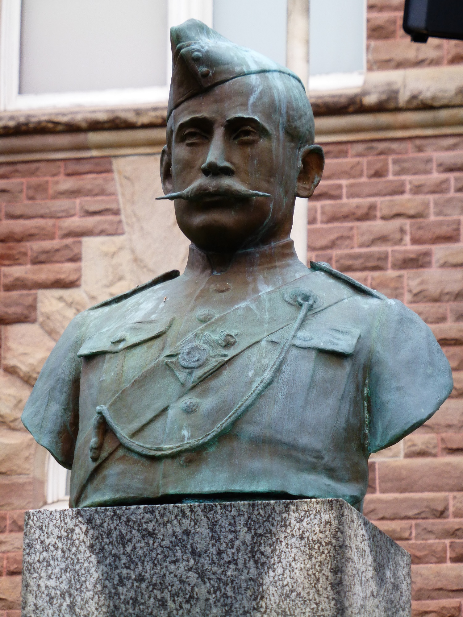 Bust of Colour-Sergeant G.W. Leonard.