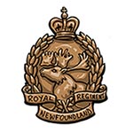 l'insigne du Royal Newfoundland Regiment