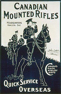 Canadian Mounted Rifles – Quick Service Overseas.