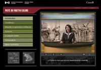 L'image de la nouvelle section Web multimédia et interactive sur la guerre de Corée