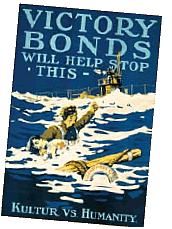 Poster: Victory Bonds will help stop this.