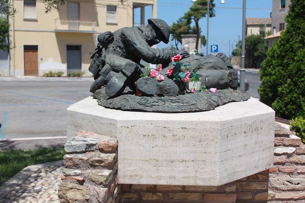 The Price of Peace monument in Ortona.