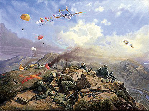 Résistance à Kapyong - Edward Zuber.