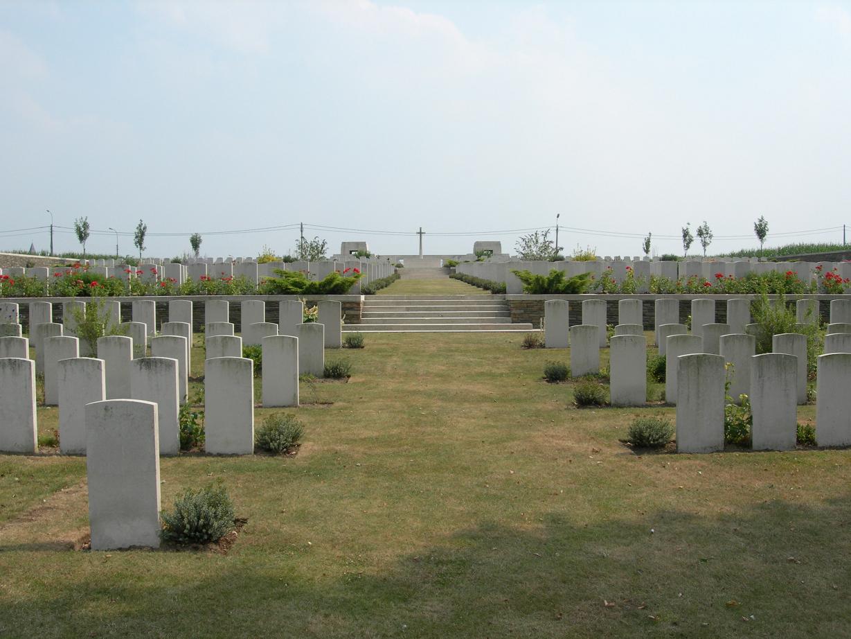 Nouveau cimetière britannique de Passchendaele, Belgique