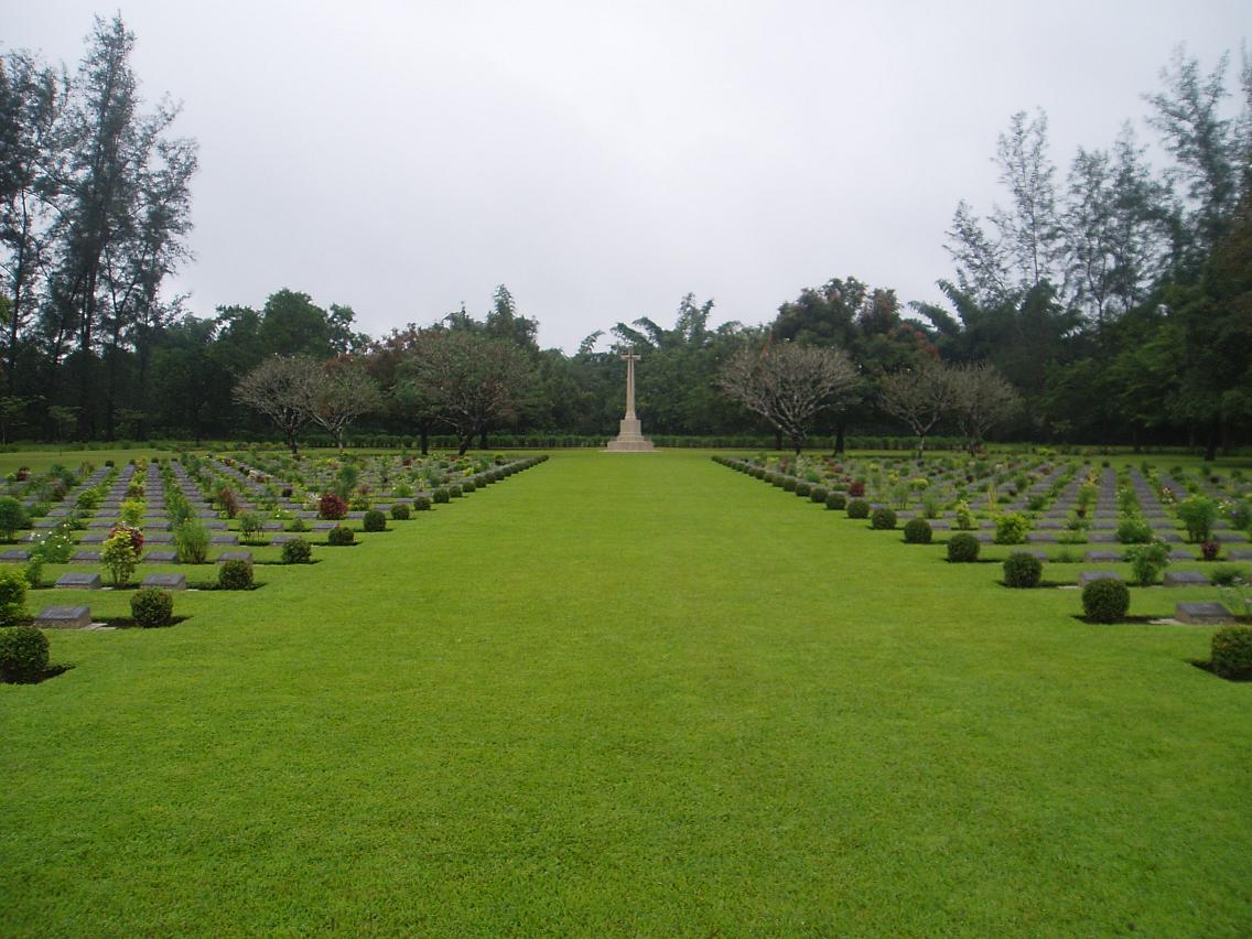 Thanbyuzayat War Cemetery, Myanmar (formerly Burma)