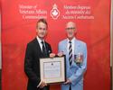 Minister of Veterans Affairs Commendation ceremony in Calgary