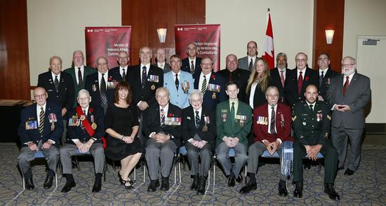 Minister of Veterans Affairs honours Ontarians for outstanding contributions to Canada’s Veterans