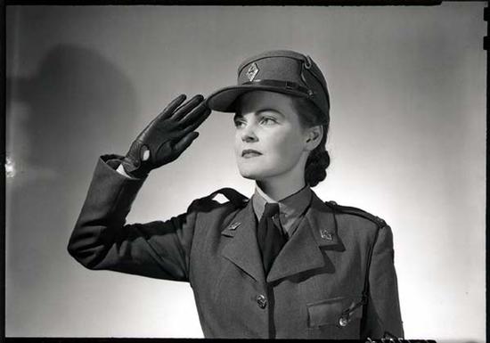 Saluting