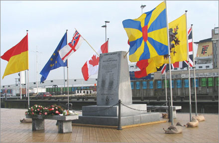 Le Monument commémoratif de la Marine à Oostende
