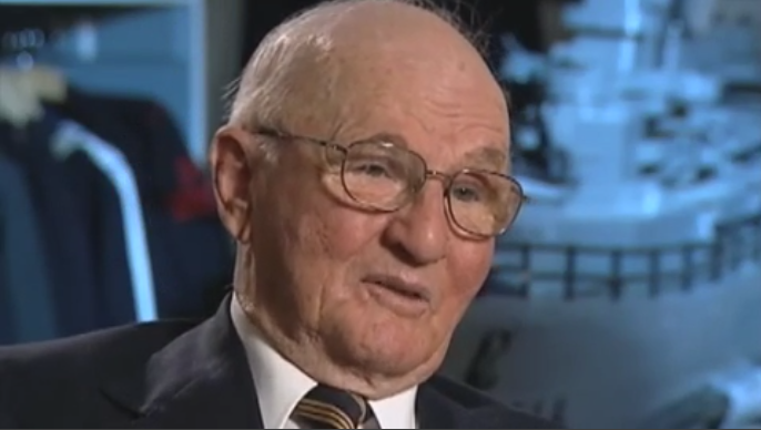 They hit him with a Schmeizer  