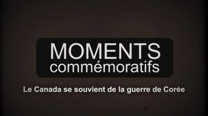 Moments commémoratifs - Corée