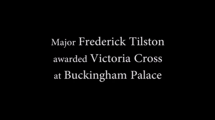Major Tilston awarded Victoria Cross