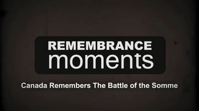 Remembrance Moments - Battle of The Somme