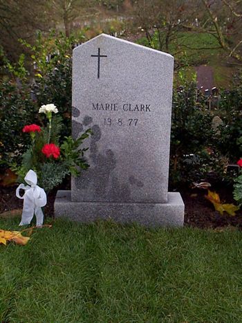 Headstone of Marie Patricia Clark