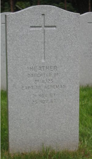 Headstone of Heather Acreman