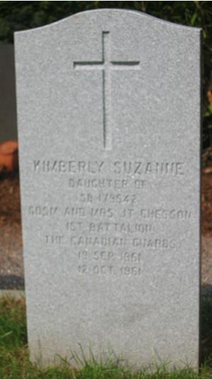 Headstone of Kimberly Suzanne Chesson