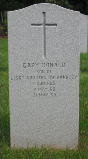 Pierre tombale de Gary Donald Handley
