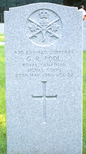 Headstone of G. R. Pool