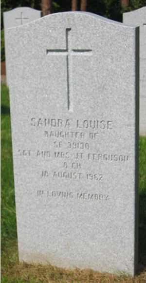 Headstone of Sandra Louise Ferguson