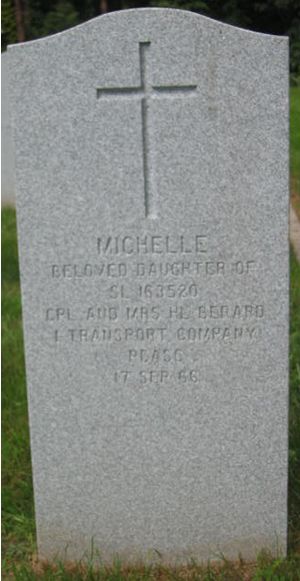 Headstone of Michelle Berard