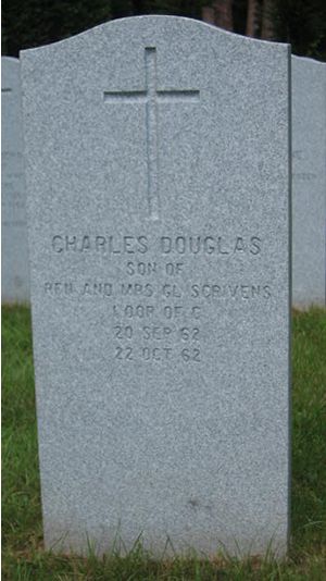 Pierre tombale de Charles Douglas Scrivens