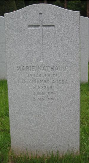 Pierre tombale de Marie Nathalie Issa