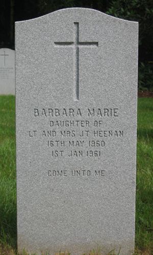 Headstone of Barbara Marie Heenan