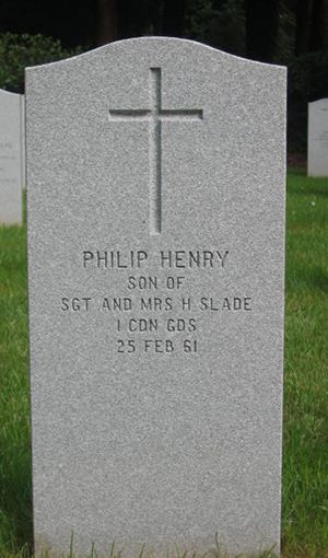 Pierre tombale de Philip Henry Slade