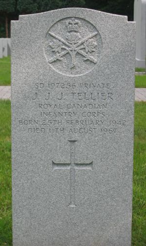 Pierre tombale de J. J. J. Tellier
