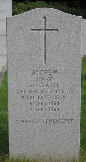 Headstone of Andrew MacKenzie
