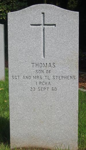 Pierre tombale de Thomas Stephens