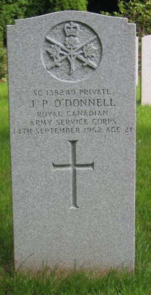 Headstone of J. P. O'Donnell
