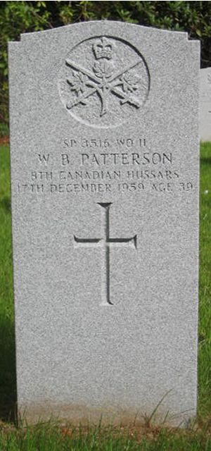 Pierre tombale de W. B. Patterson