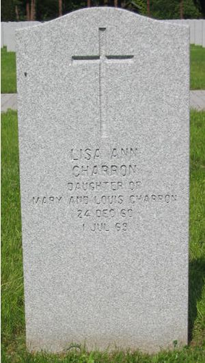 Headstone of Lisa Ann Charron