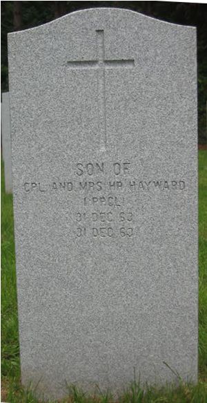 This headstone will be replaced in 2009