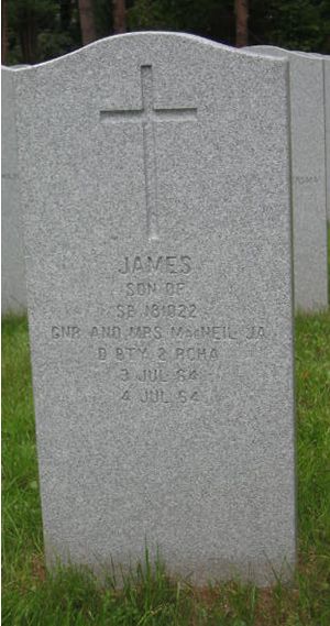 Headstone of James MacNeil