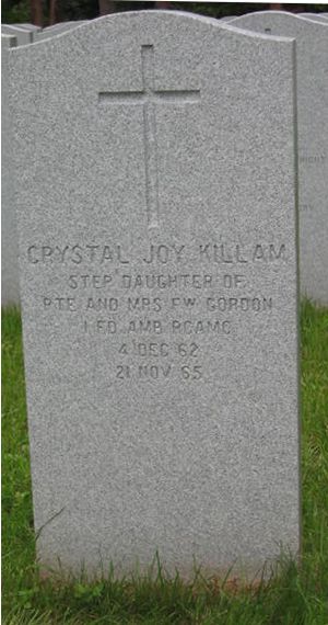 Pierre tombale de Crystal Joy Killam
