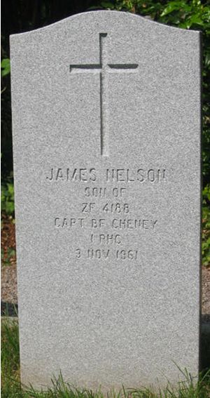 Headstone of James Nelson Cheney